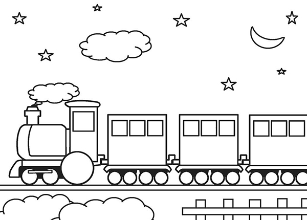 Vẽ tranh tàu hỏa  Cách vẽ tàu hỏa đơn giản  Dạy bé vẽ tàu hỏa  How to  Draw A Train  Duy Hiếu  YouTube